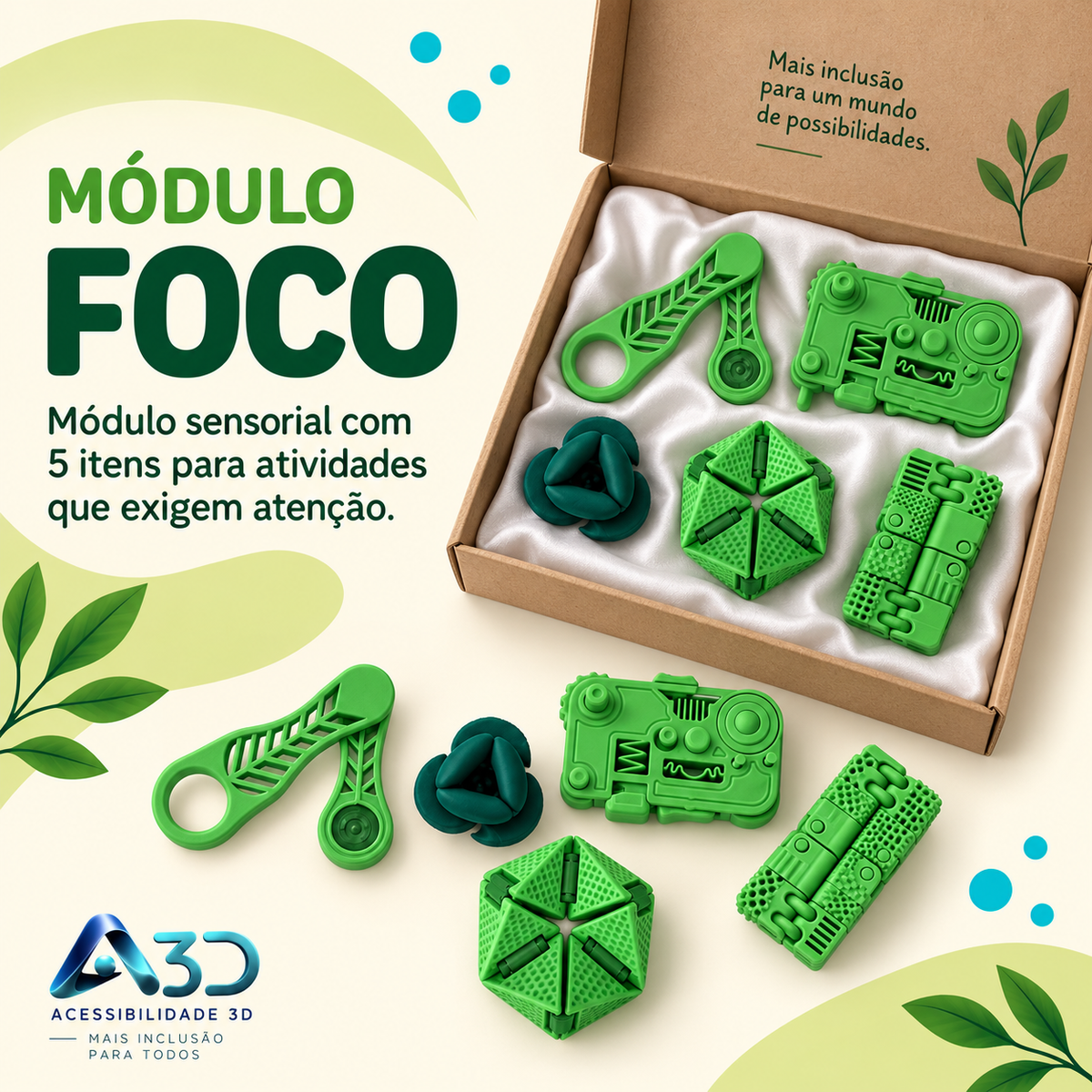 Módulo sensorial FOCO - 5 em 1