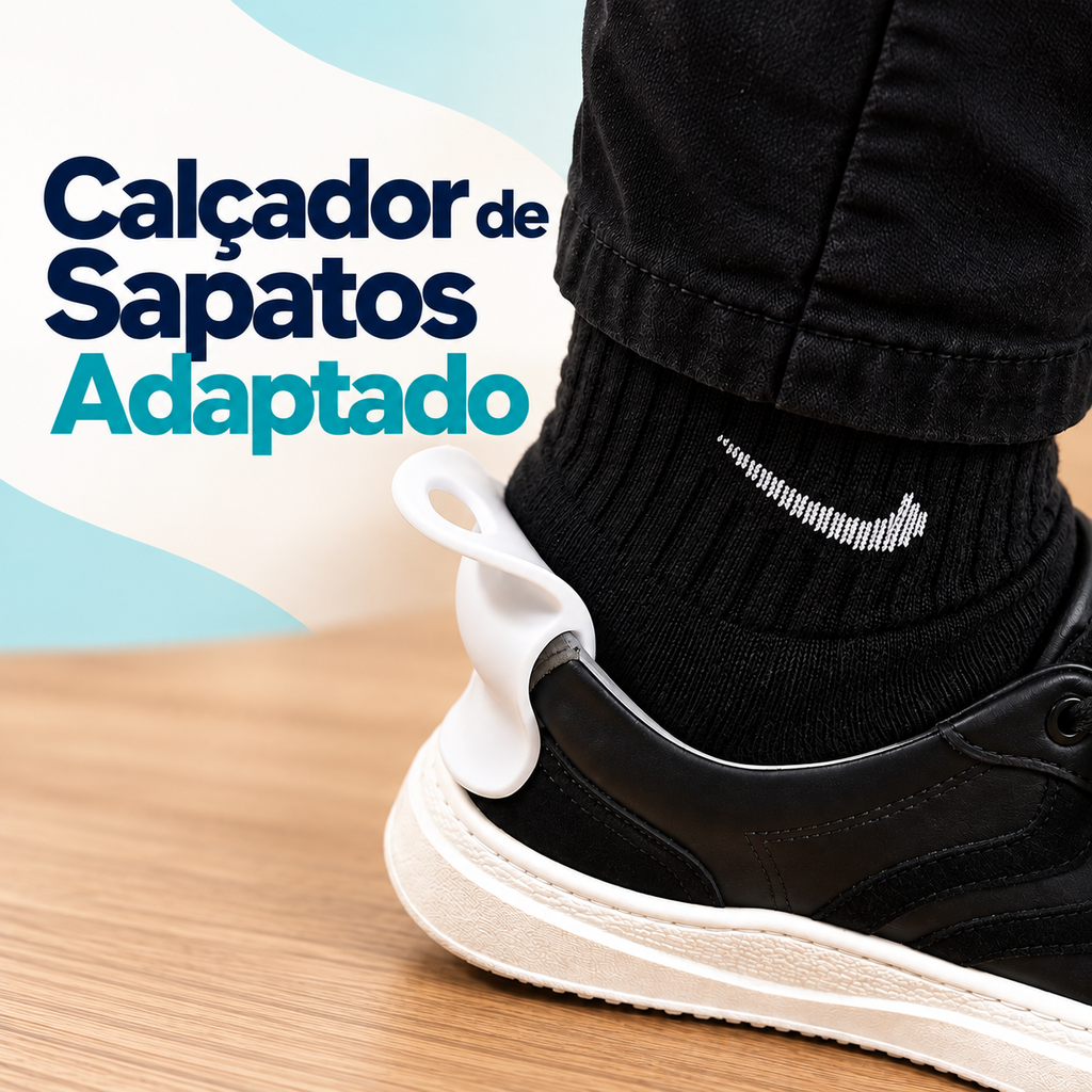 Facilita - Calçador de Sapatos Adaptado sem as Mãos