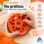 Roda de Engrenagens Tátil Sensorial