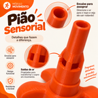 Pião Giratório Sensorial