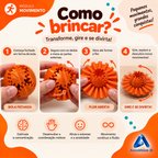 Flor Giratória Sensorial Tátil