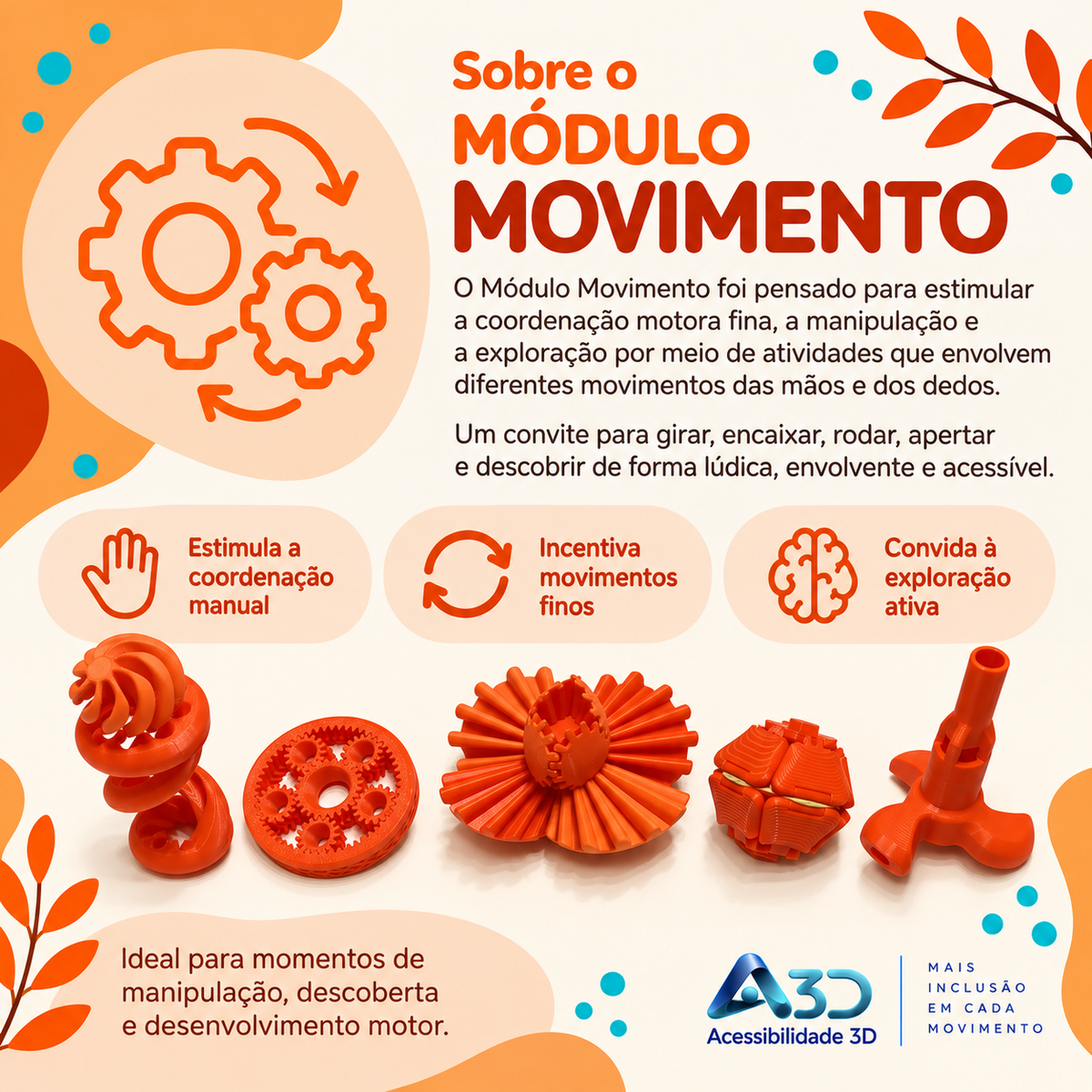 Módulo Sensorial MOVIMENTO - 5 em 1