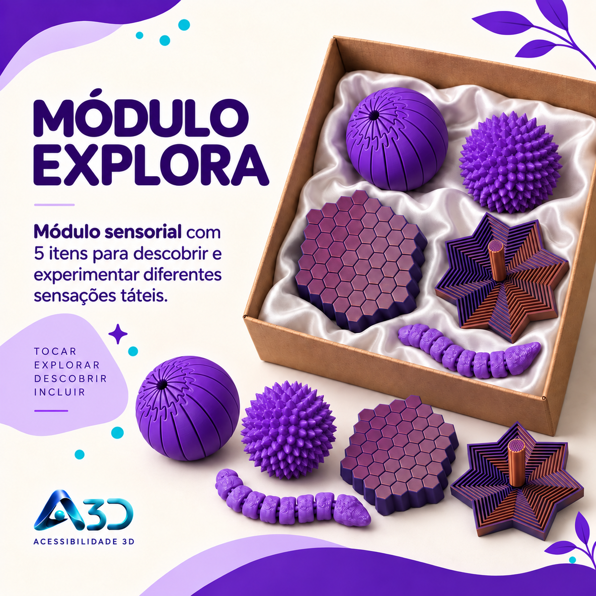 Módulo Sensorial EXPLORA - 5 em 1