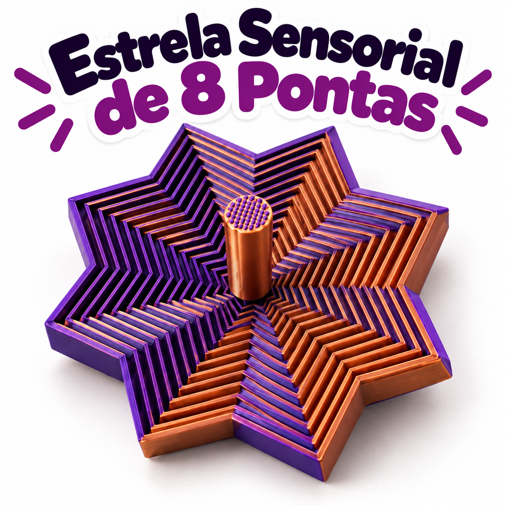 Estrela Sensorial 8 pontas