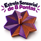Estrela Sensorial 8 pontas