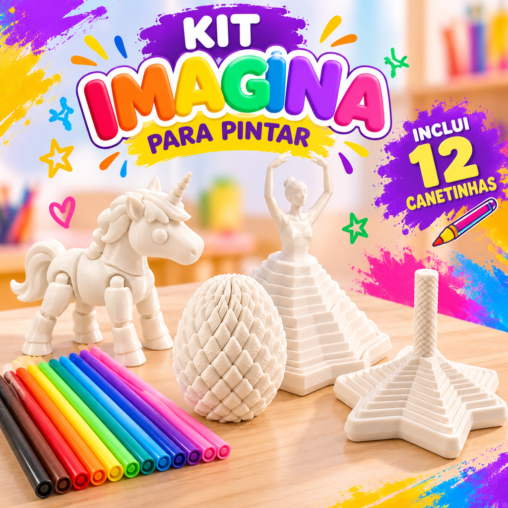 Personaliza - Kit Imagina Para Pintar