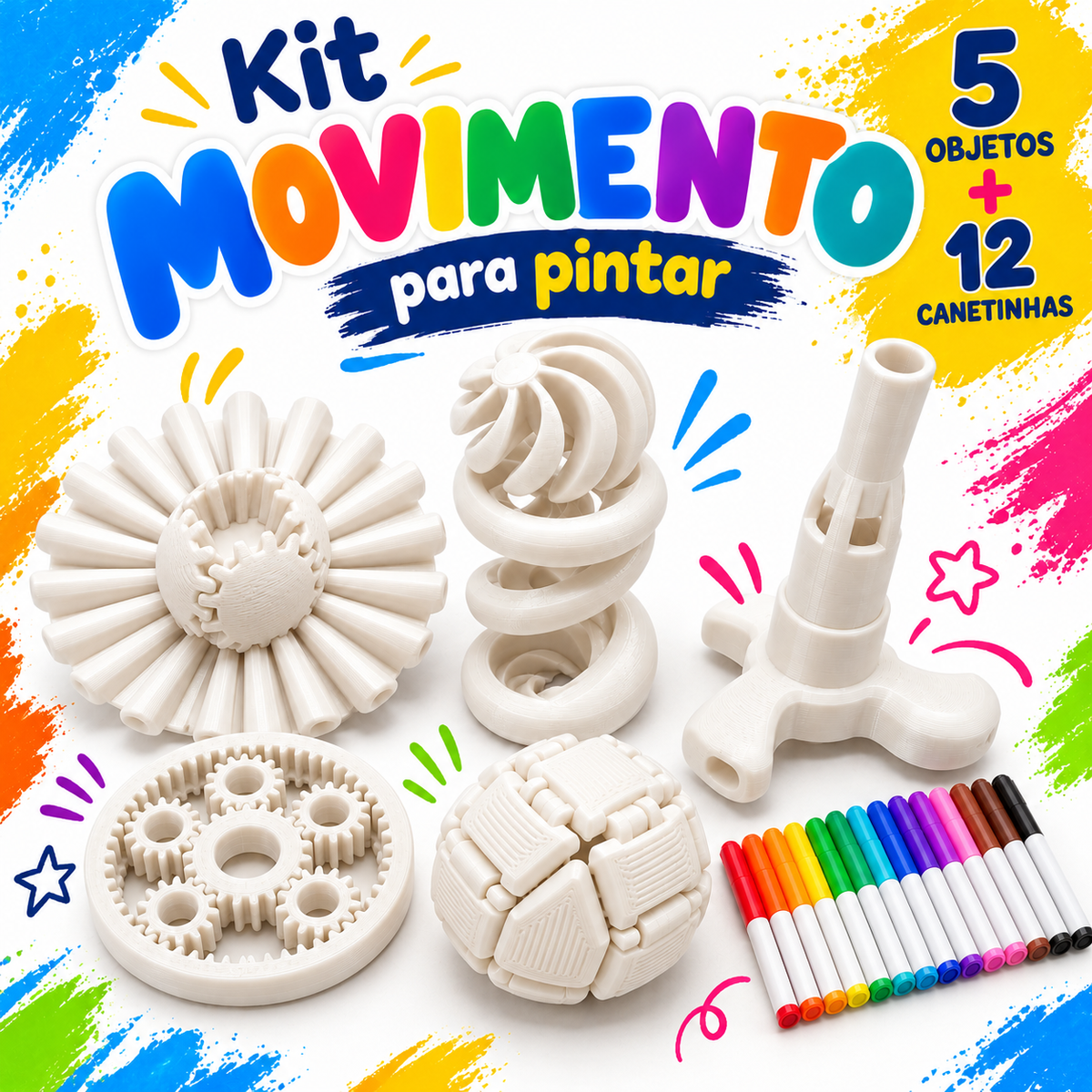 Personaliza - Kit Movimento Para Pintar