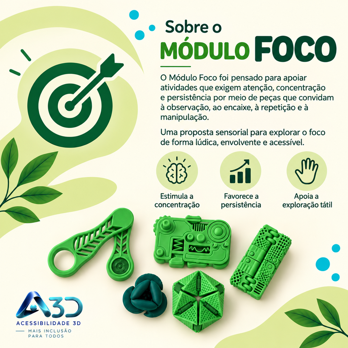 Módulo sensorial FOCO - 5 em 1