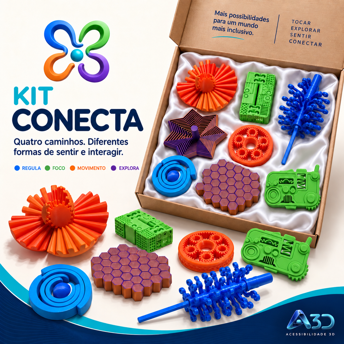 Kit Conecta - Sensorial 8 em 1