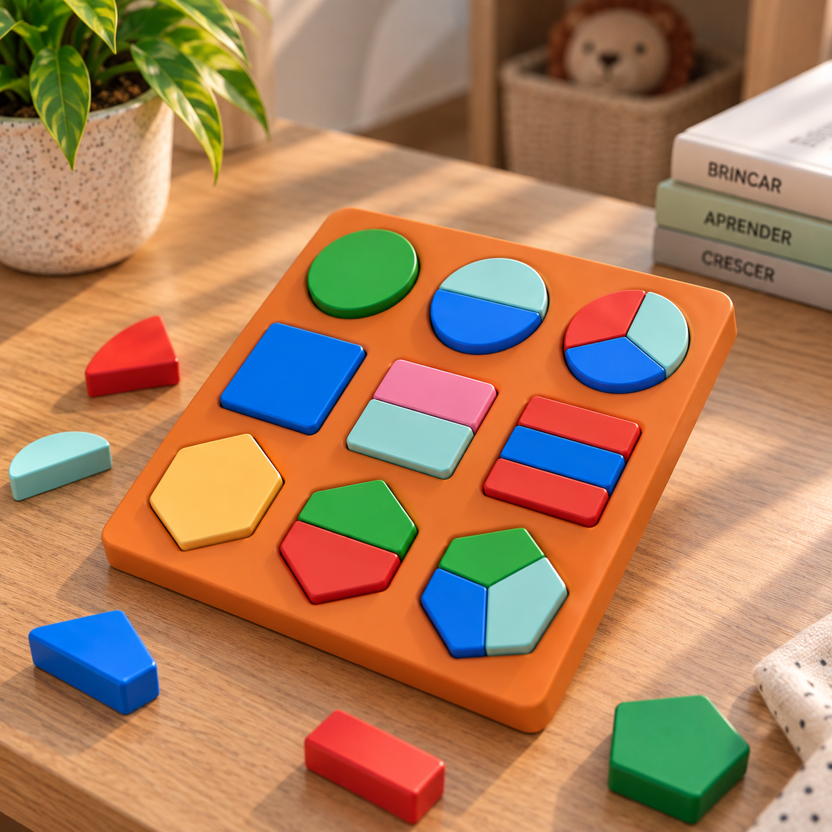 Encaixe Montessori - Formas & Cores