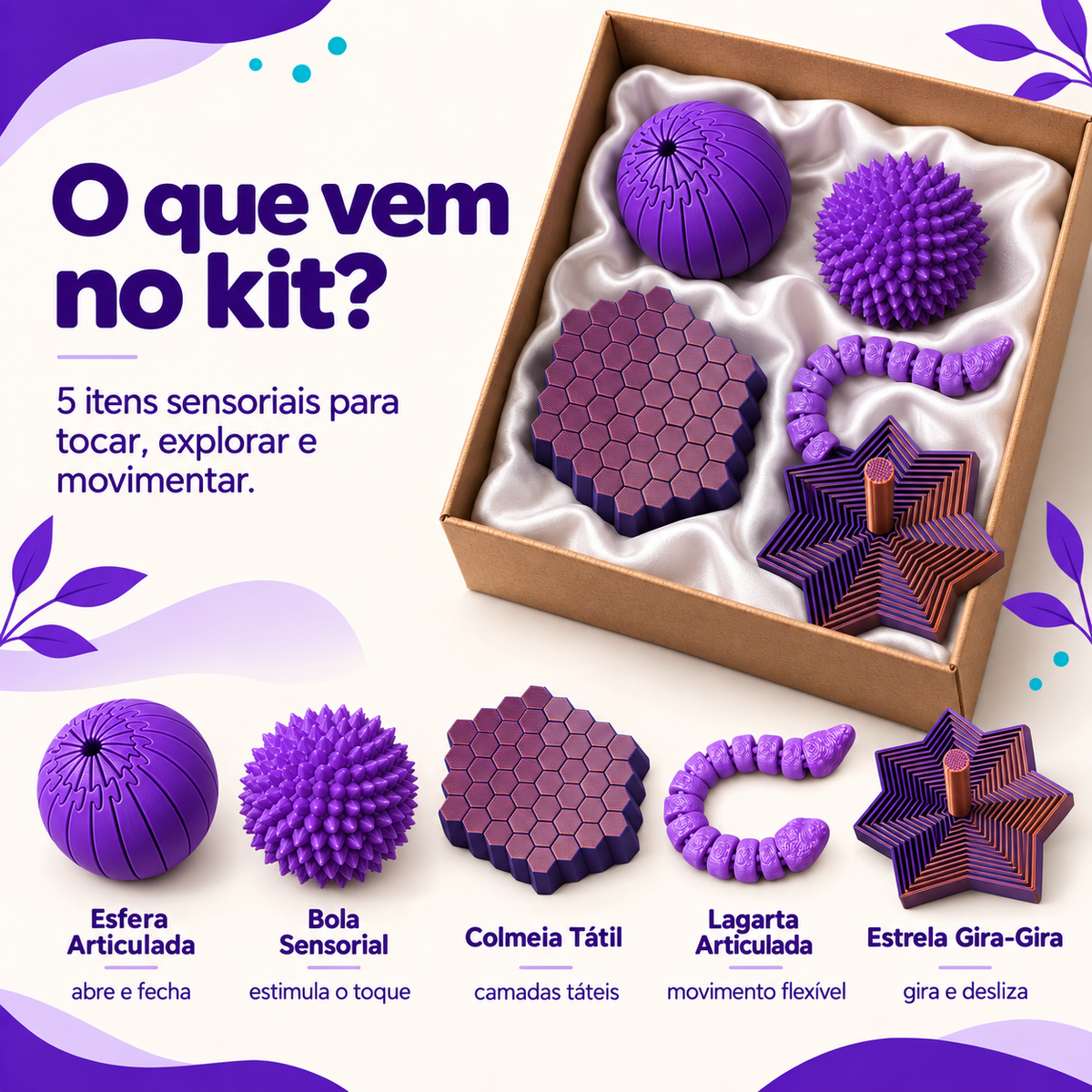 Módulo Sensorial EXPLORA - 5 em 1