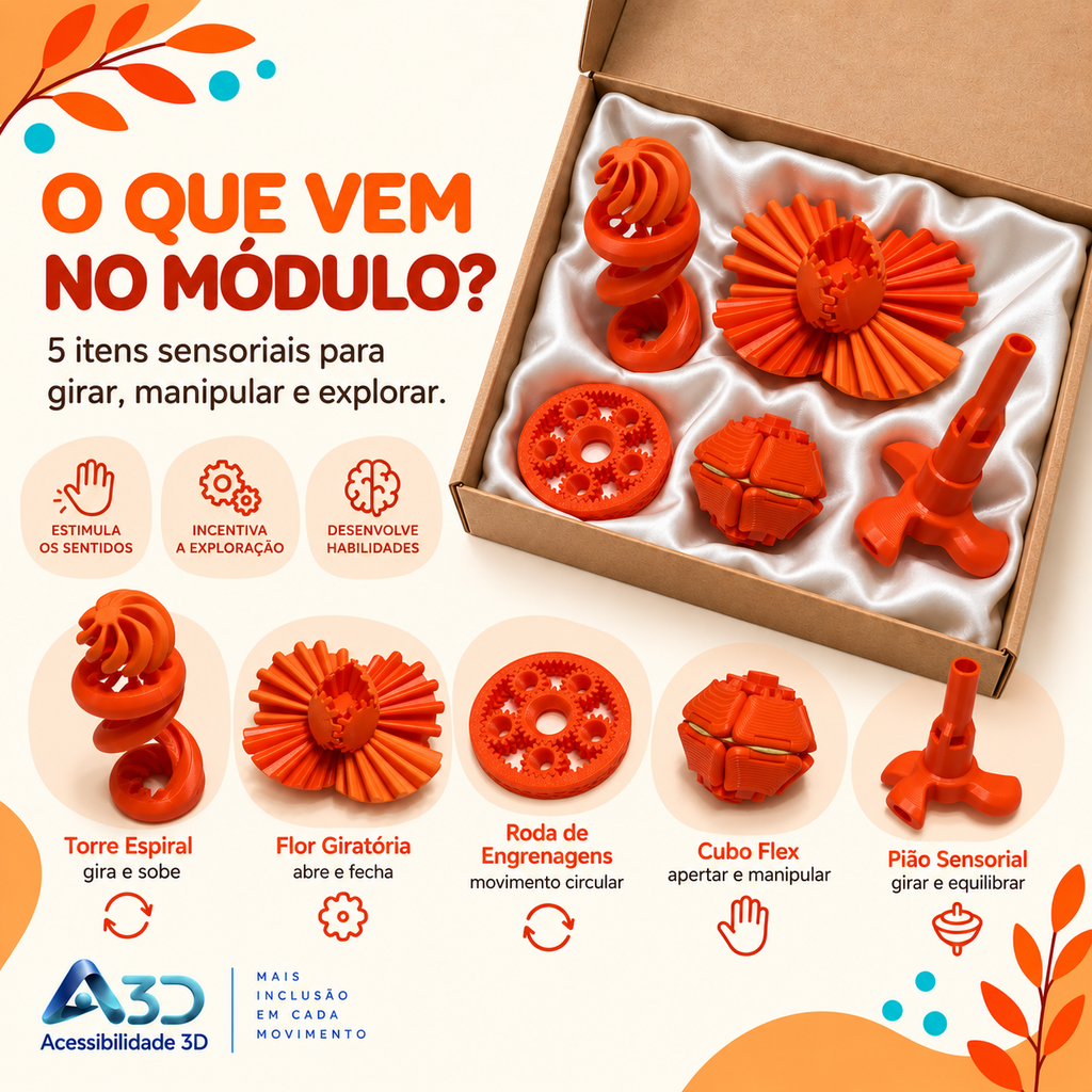 Módulo Sensorial MOVIMENTO - 5 em 1